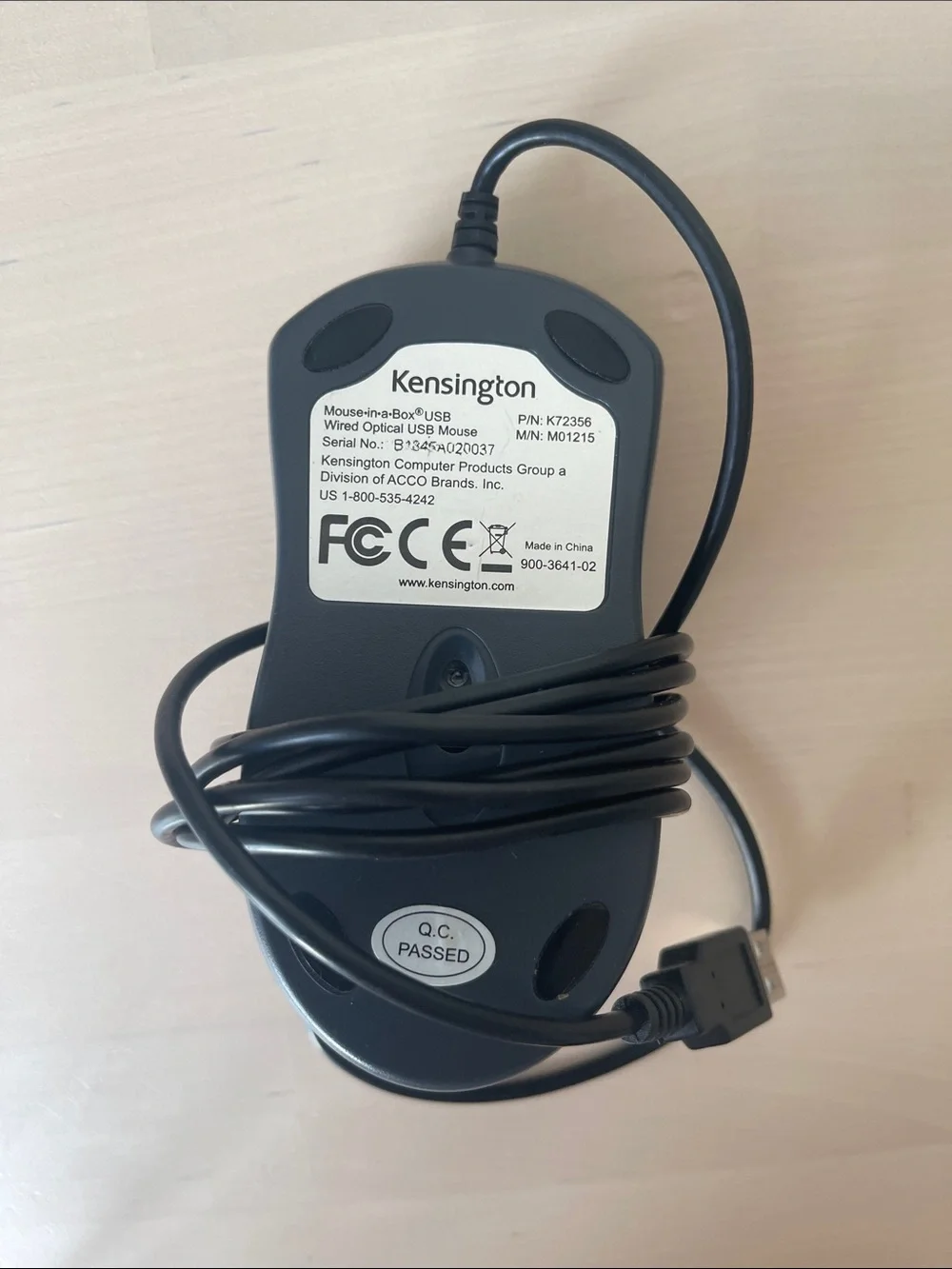 Kensington black wired
